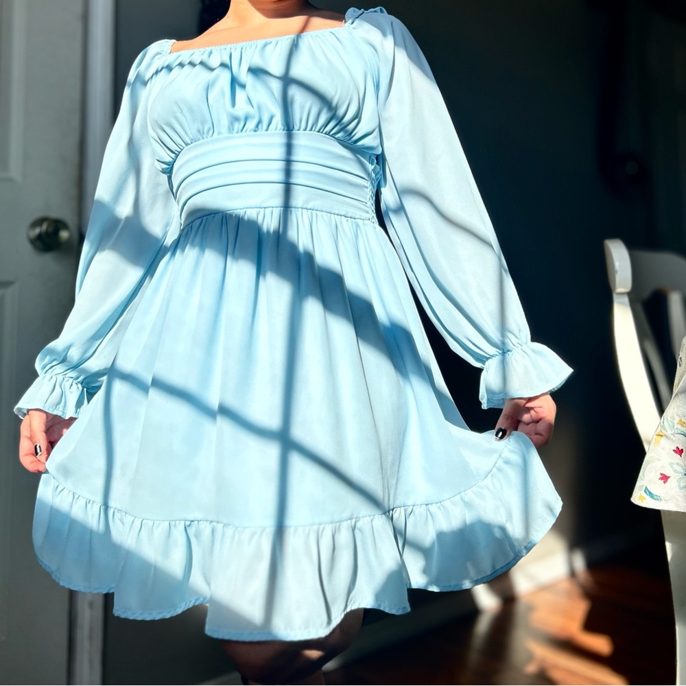 Exlura A-Line Mini Dress